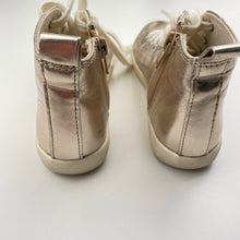 Load image into Gallery viewer, Shoes Seed, metallic gold high top sneakers, EU 30, GUC, size 12,  