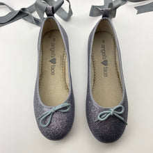 Load image into Gallery viewer, Shoes Angels Face, purple glitter ballet pump shoes, EU 35, NEW, size 2.5,  