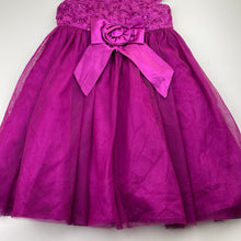 Load image into Gallery viewer, Girls Jona Michelle, tulle &amp; sequin party dress, FUC, size 5, L: 65cm