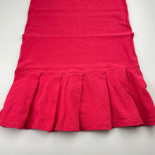 Load image into Gallery viewer, Girls TOMMY HILFIGER, red cap-sleeve polo dress, GUC, size 12, L: 70cm