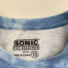 Load image into Gallery viewer, Boys SEGA, SONIC THE HEDGEHOG tee / top (pilling), FUC, size 10,  