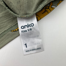 Load image into Gallery viewer, Boys Anko, cotton tee / top, dinosaurs, EUC, size 1,  