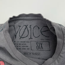 Load image into Gallery viewer, Boys Voice, cotton tee / top, brush turkey (wash fade), FUC, size 6,  