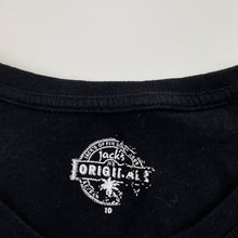 Load image into Gallery viewer, Girls Jack's Originals, black cotton tee / top, GUC, size 10,  