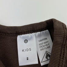 Load image into Gallery viewer, Boys Target, ribbed pyjama top, dinosaur, GUC, size 2,  