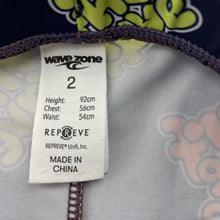 Load image into Gallery viewer, Boys Wave Zone, swim shorts, elasticated (wash fade), FUC, size 2,  