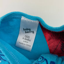 Load image into Gallery viewer, Boys Baby Berry, cotton sleeping bag, cars (pilling), FUC, size 000,  