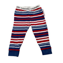 Load image into Gallery viewer, Unisex Holly &amp; Eddie, striped cotton leggings / bottoms, GUC, size 000,  