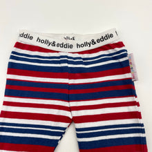 Load image into Gallery viewer, Unisex Holly &amp; Eddie, striped cotton leggings / bottoms, GUC, size 000,  
