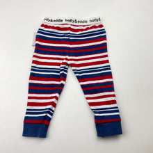 Load image into Gallery viewer, Unisex Holly &amp; Eddie, striped cotton leggings / bottoms, GUC, size 000,  