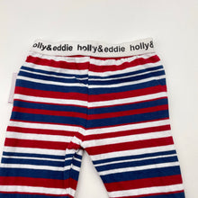 Load image into Gallery viewer, Unisex Holly &amp; Eddie, striped cotton leggings / bottoms, GUC, size 000,  