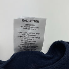 Load image into Gallery viewer, Girls Sprout, navy cotton tee / top, dogs, FUC, size 0,  