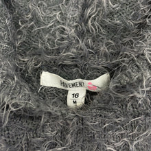 Load image into Gallery viewer, Girls PAVEMENT, fluffy knit hoodie sweater, rabbit, FUC, size 16,  