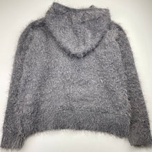 Load image into Gallery viewer, Girls PAVEMENT, fluffy knit hoodie sweater, rabbit, FUC, size 16,  