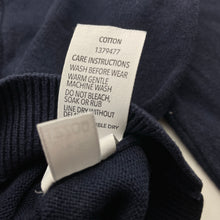 Load image into Gallery viewer, Girls Brilliant Basics, navy cotton school cardigan (wash fade), FUC, size 6,  