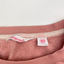 Load image into Gallery viewer, Girls Lemonade, fleece-lined sweater / jumper, crystal unicorns, FUC, size 10,  