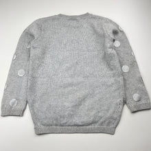 Load image into Gallery viewer, Girls Seed, knitted cotton sweater / jumper (light marks cuff &amp; elbow), FUC, size 4-5,  