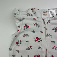 Load image into Gallery viewer, Girls Cotton On, stretchy floral zip romper, EUC, size 1,  