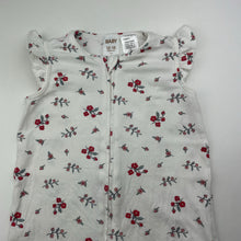 Load image into Gallery viewer, Girls Cotton On, stretchy floral zip romper, EUC, size 1,  