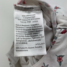 Load image into Gallery viewer, Girls Cotton On, stretchy floral zip romper, EUC, size 1,  