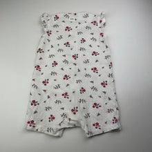 Load image into Gallery viewer, Girls Cotton On, stretchy floral zip romper, EUC, size 1,  
