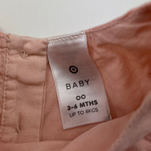 Load image into Gallery viewer, Girls Target, lined cotton long sleeve top / blouse, GUC, size 00,  