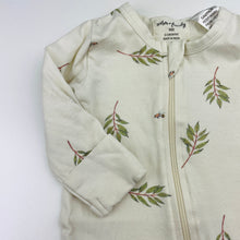 Load image into Gallery viewer, Unisex Wilson + Frenchy, organic cotton blend zip coverall / romper, GUC, size 000,  