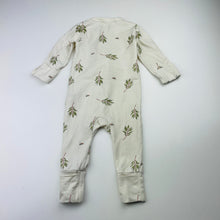 Load image into Gallery viewer, Unisex Wilson + Frenchy, organic cotton blend zip coverall / romper, GUC, size 000,  