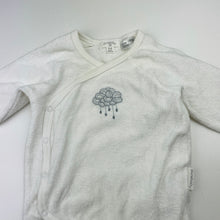 Load image into Gallery viewer, Unisex Purebaby, organic cotton velour coverall / romper, FUC, size 00,  