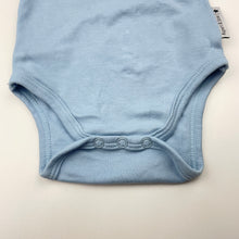 Load image into Gallery viewer, Unisex Rupert &amp; Jane, blue cotton bodysuit / romper, EUC, size 000-00,  