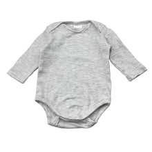Load image into Gallery viewer, Unisex Target, grey cotton bodysuit / romper, EUC, size 000,  