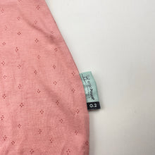 Load image into Gallery viewer, Girls ergoPouch, 0.2 TOG organic cotton Cocoon swaddle bag, EUC, size 0000,  