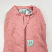 Load image into Gallery viewer, Girls ergoPouch, 0.2 TOG organic cotton Cocoon swaddle bag, EUC, size 0000,  