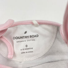 Load image into Gallery viewer, Girls COUNTRY ROAD, organic cotton blend summer romper, birds, GUC, size 0,  