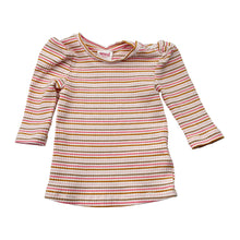 Load image into Gallery viewer, Girls Seed, striped, ribbed long sleeve top, GUC, size 000,  