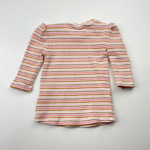 Load image into Gallery viewer, Girls Seed, striped, ribbed long sleeve top, GUC, size 000,  