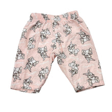 Load image into Gallery viewer, Girls Disney, Bambi, Thumper flannel cotton pyjama pants, GUC, size 000,  