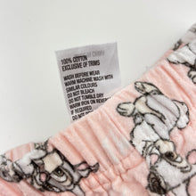 Load image into Gallery viewer, Girls Disney, Bambi, Thumper flannel cotton pyjama pants, GUC, size 000,  
