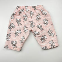 Load image into Gallery viewer, Girls Disney, Bambi, Thumper flannel cotton pyjama pants, GUC, size 000,  