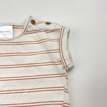 Load image into Gallery viewer, Girls Baby Baby, striped cotton tee / top, EUC, size 0,  