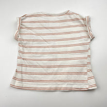 Load image into Gallery viewer, Girls Baby Baby, striped cotton tee / top, EUC, size 0,  
