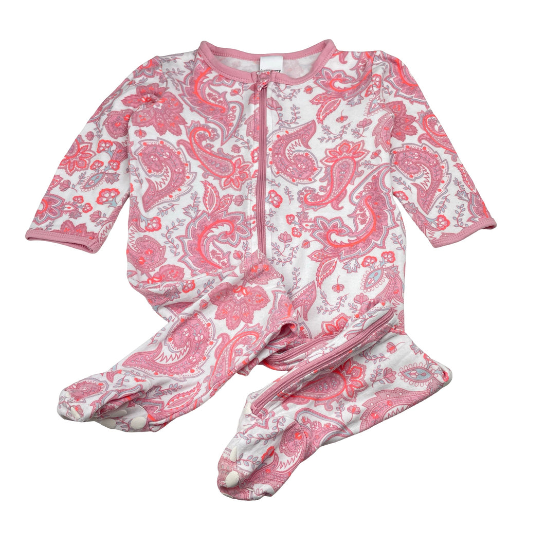 Girls Baby Berry, cotton zip coverall / romper, GUC, size 1,  