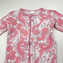 Load image into Gallery viewer, Girls Baby Berry, cotton zip coverall / romper, GUC, size 1,  