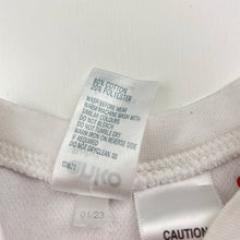 Load image into Gallery viewer, Unisex Anko, white terry zip coverall / romper, GUC, size 0,  