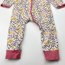 Load image into Gallery viewer, Girls Anko, stretchy floral zip romper, FUC, size 1,  