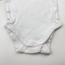 Load image into Gallery viewer, Unisex Target, white cotton bodysuit / romper, EUC, size 0000,  