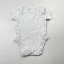 Load image into Gallery viewer, Unisex Target, white cotton bodysuit / romper, EUC, size 0000,  