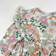 Load image into Gallery viewer, Girls Target, floral viscose / linen long sleeve top, EUC, size 1,  