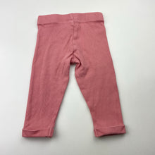 Load image into Gallery viewer, Girls Dymples, pink ribbed leggings / bottoms, EUC, size 00,  