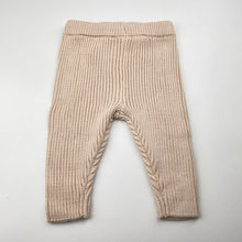 Load image into Gallery viewer, Unisex Dymples, chunky knit cotton leggings / bottoms, EUC, size 00,  